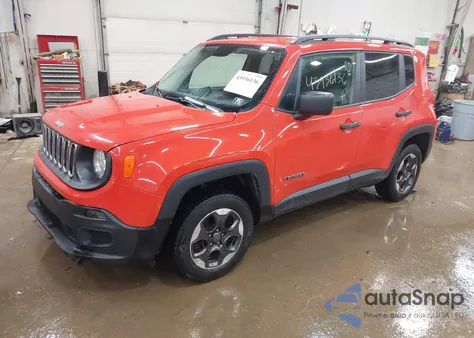 2017 Jeep Renegade Sport 4X4 from USA, damaged, VIN ZACCJBAB6HPF98199